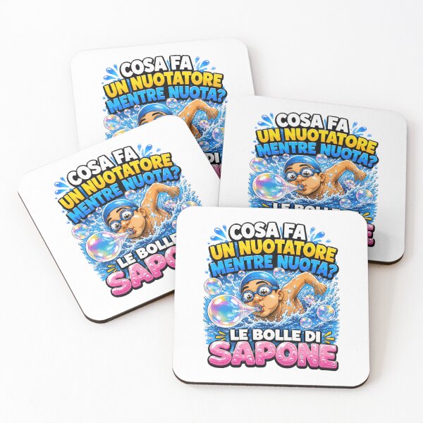 Item preview, Funny Swimmer – Soap Bubbles Cartoon Joke designed and sold by RipantinaFantasy .