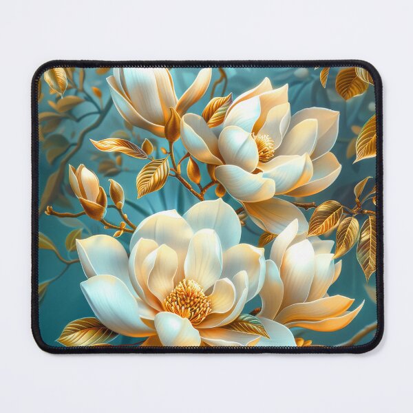 Item preview, White Magnolia Flowers Art designed and sold by MargaretWiktor.