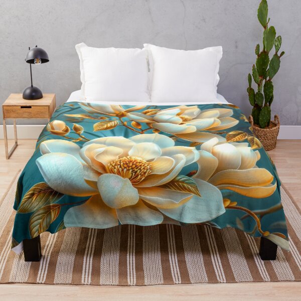 Item preview, White Magnolia Flowers Art designed and sold by MargaretWiktor.