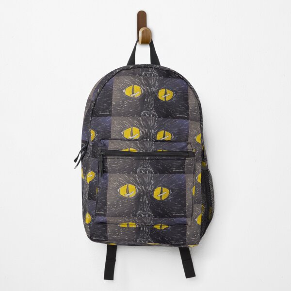 Item preview, Black Cat with Yellow Eyes doodle designed and sold by DancingCreek.