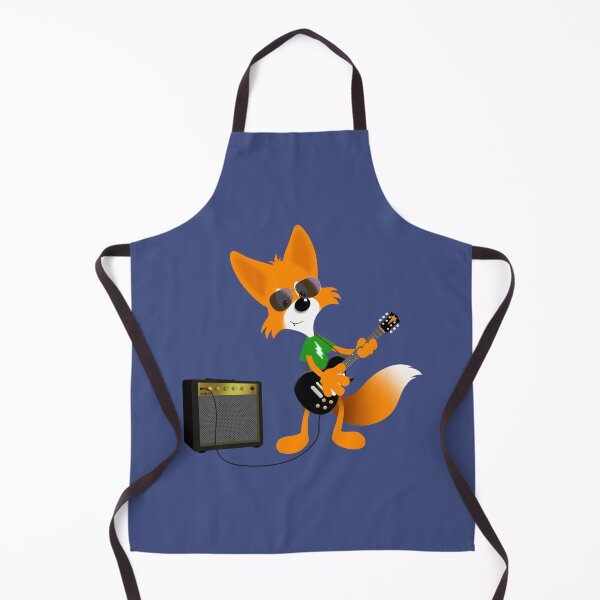 Item preview, Fox is trying out his new guitar. designed and sold by grafandgo.