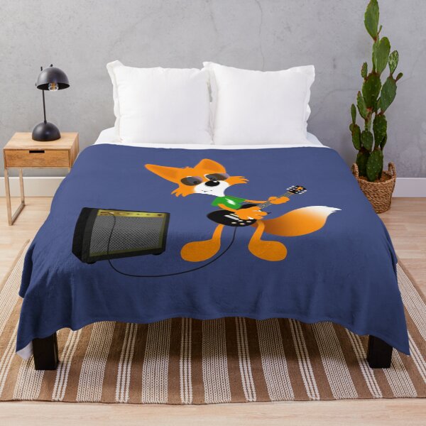 Item preview, Fox is trying out his new guitar. designed and sold by grafandgo.