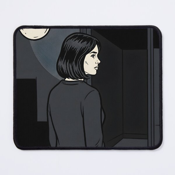 Item preview, Darkness Is My Home Minimalist Dark Comic Poster designed and sold by DuckOddity.