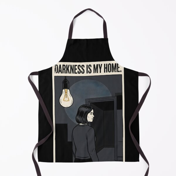 Item preview, Darkness Is My Home Minimalist Dark Comic Poster designed and sold by DuckOddity.