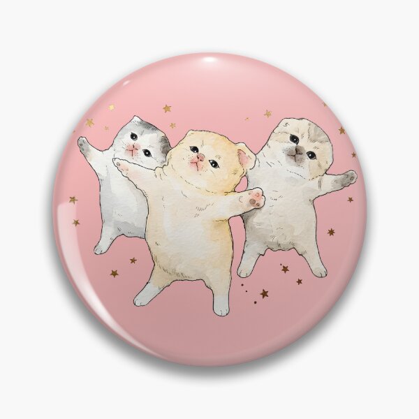Item preview, Three Cats Dancing Meme designed and sold by Sommer Studio Designs.