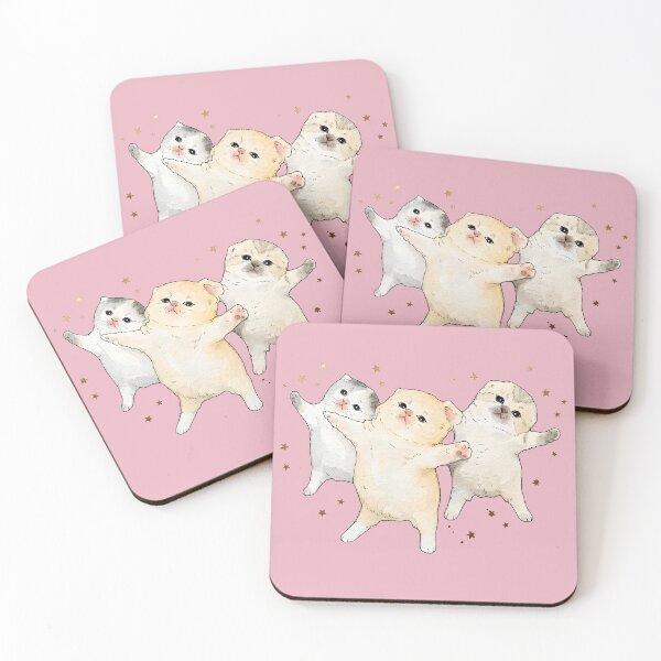 Item preview, Three Cats Dancing Meme designed and sold by Sommer Studio Designs.
