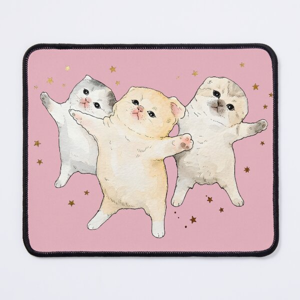 Item preview, Three Cats Dancing Meme designed and sold by Sommer Studio Designs.