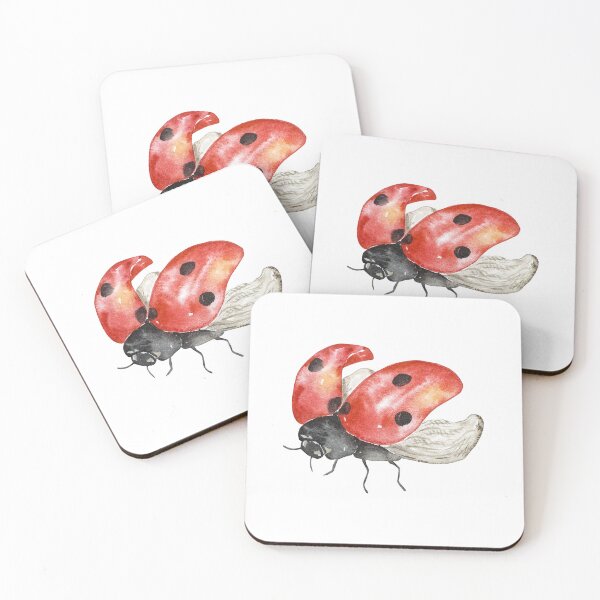 Item preview, Watercolor Ladybug designed and sold by SvetlanaArt.
