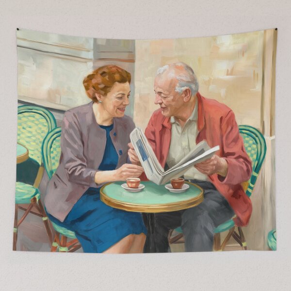 Item preview, Couples Coffee Morning Romantic Afternoon. Art By Carraann designed and sold by CARRAANN.