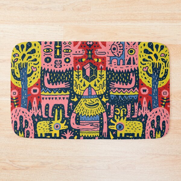 Item preview, Intricate Mythical Folk Art Dreamscape designed and sold by Romgora.