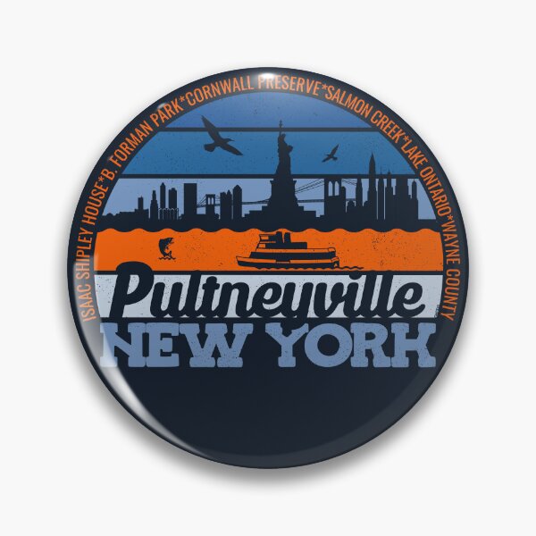 Item preview, Pultneyville New York Sunset Retro Vintage Local Pride Logo designed and sold by CRHPOD20.