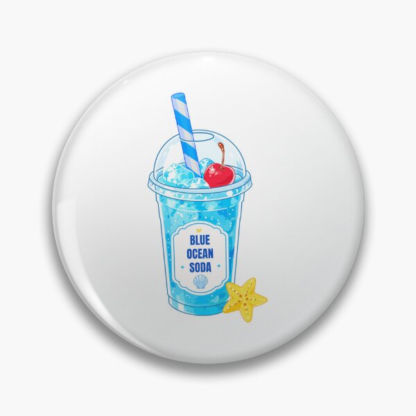 Item preview, Cute Blue Ocean Soda  designed and sold by KJackArtwork.
