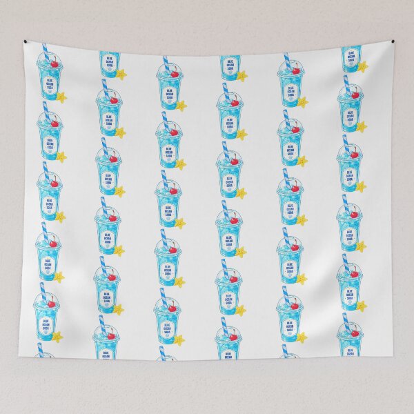 Item preview, Cute Blue Ocean Soda  designed and sold by KJackArtwork.
