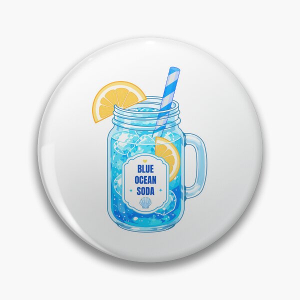 Item preview, Cute Blue Ocean Soda  designed and sold by KJackArtwork.