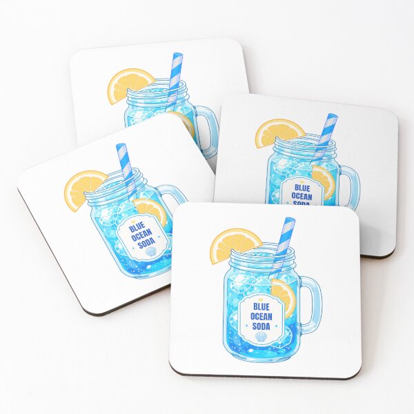 Item preview, Cute Blue Ocean Soda  designed and sold by KJackArtwork.