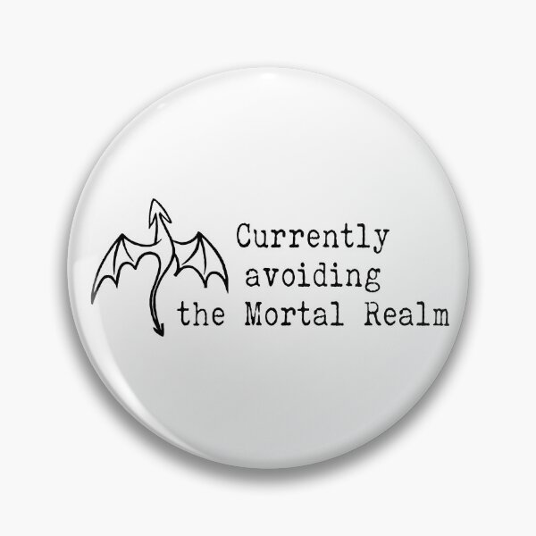 Item preview, Currently Avoiding the Mortal Realm – Dragon Fantasy Design designed and sold by witchlingart.