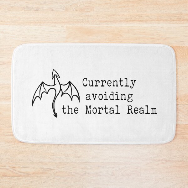 Item preview, Currently Avoiding the Mortal Realm – Dragon Fantasy Design designed and sold by witchlingart.