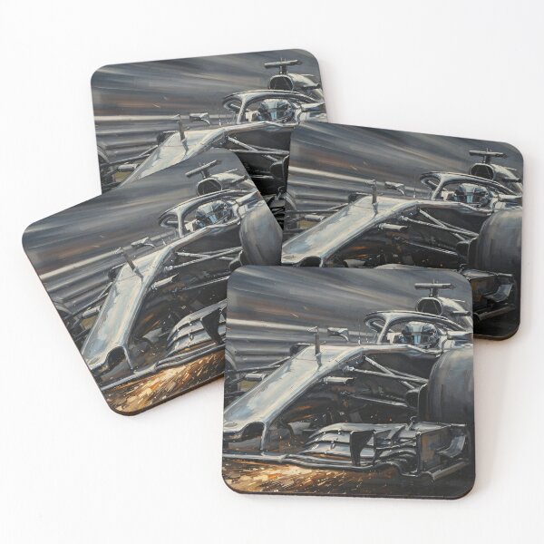 Item preview, Formula Racing Car Oil Painting Speed Art designed and sold by Jozefin's Studio.