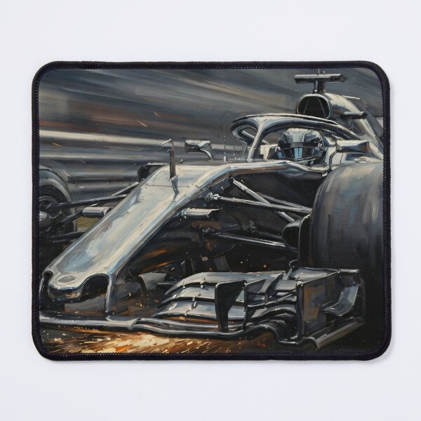 Item preview, Formula Racing Car Oil Painting Speed Art designed and sold by Jozefin's Studio.