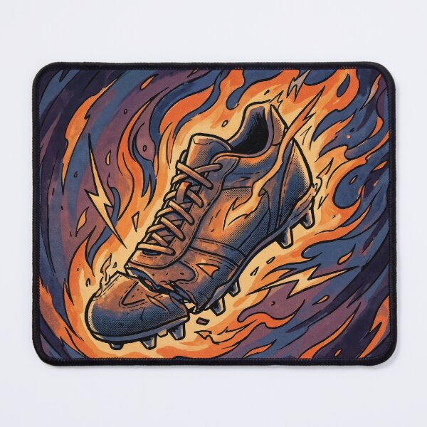 Item preview, Play With Fire Football Boots | Soccer Streetwear Flame Design designed and sold by Anastasiia Yurevych.