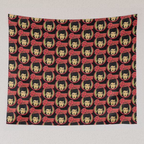 Item preview, Aesthetic Ziggy Stardust Lightning and Cute Retro Music Quotes Sticker designed and sold by benja-08.