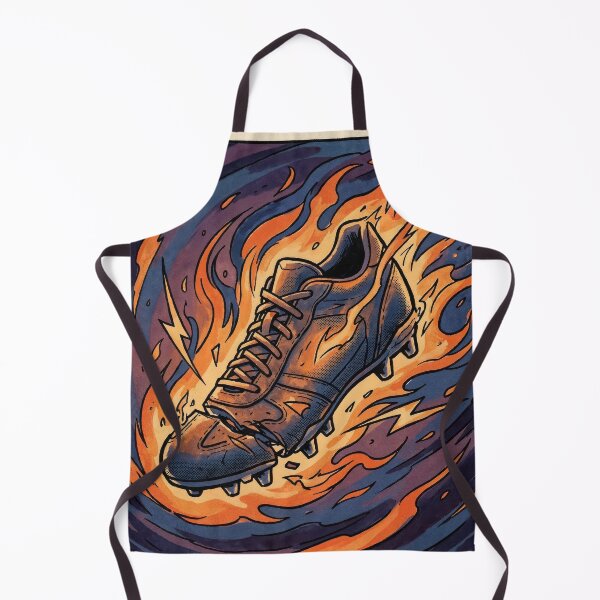 Item preview, Play With Fire Football Boots | Soccer Streetwear Flame Design designed and sold by Anastasiia Yurevych.