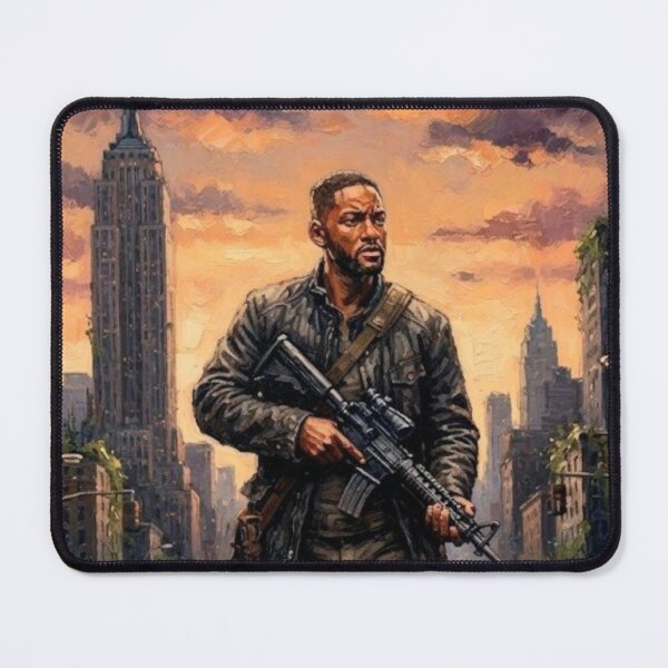 Item preview, I Am Legend Post-Apocalyptic Fine Art Tribute designed and sold by Art's Diner.