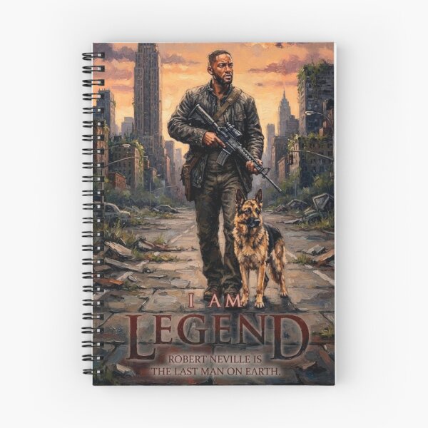 Item preview, I Am Legend Post-Apocalyptic Fine Art Tribute designed and sold by Art's Diner.