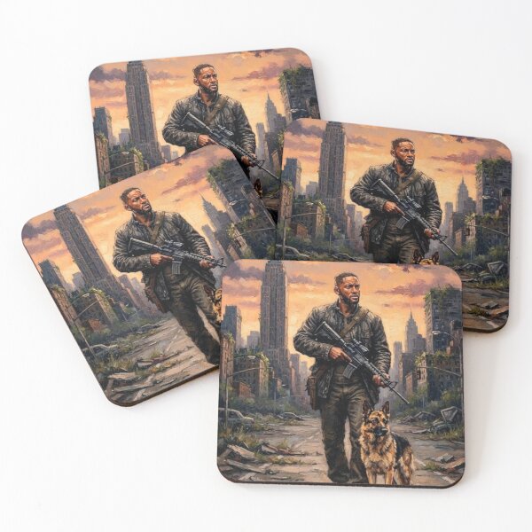 Item preview, I Am Legend Post-Apocalyptic Fine Art Tribute designed and sold by Art's Diner.