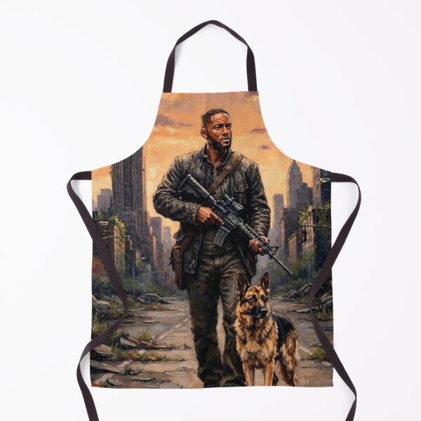 Item preview, I Am Legend Post-Apocalyptic Fine Art Tribute designed and sold by Art's Diner.
