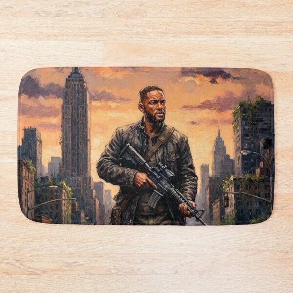 Item preview, I Am Legend Post-Apocalyptic Fine Art Tribute designed and sold by Art's Diner.
