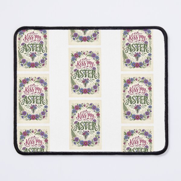 Item preview, Kiss My Aster – Funny Gardening & Flower Lover Design designed and sold by FitEnvy.