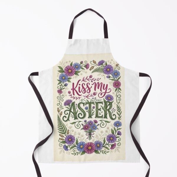 Item preview, Kiss My Aster – Funny Gardening & Flower Lover Design designed and sold by FitEnvy.
