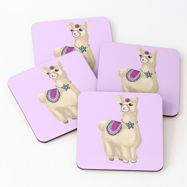 Item preview, Llama With Flowers designed and sold by Chaotic-Koala.