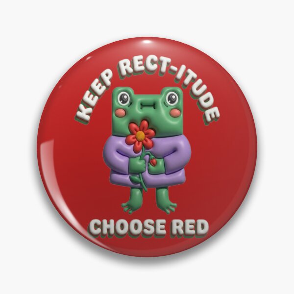 Item preview, Keep RectiTude Choose Red Cute Frog Motivational Design designed and sold by My-Hoodies.