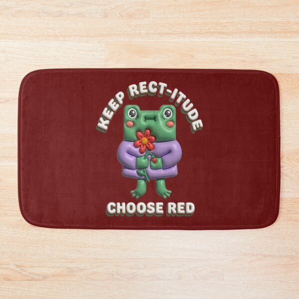 Item preview, Keep RectiTude Choose Red Cute Frog Motivational Design designed and sold by My-Hoodies.