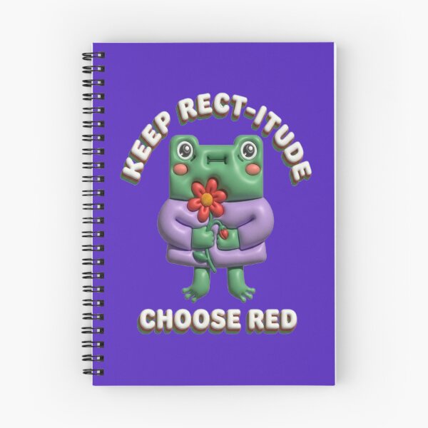 Item preview, Keep RectiTude Choose Red Cute Frog Motivational Design designed and sold by My-Hoodies.