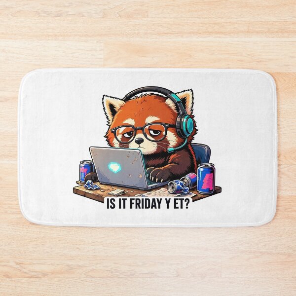 Item preview, Funny Tired Red Panda Nerd Gamer Gamer Art Tee designed and sold by crazyhome.