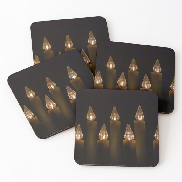 Item preview, Warm Christmas Candle Lights In Dark — Row Of Electric Candle Decorations Evoking Holiday Ambiance designed and sold by Nmallia.