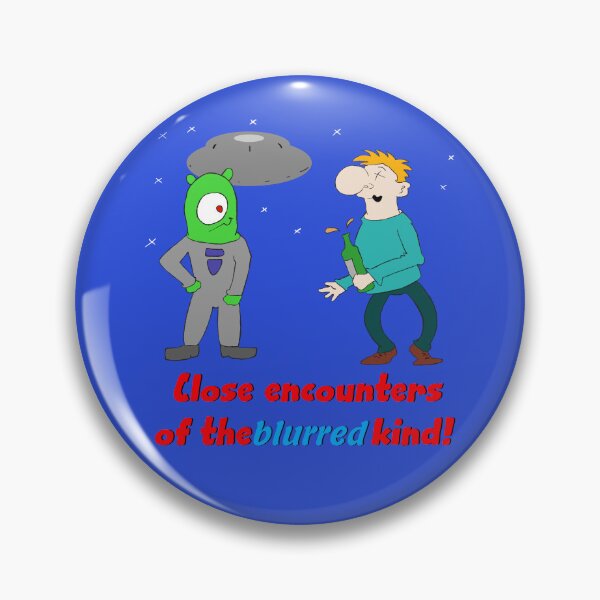 Item preview, Close encounters. Cartoon UFO design. designed and sold by Grant Wilson.