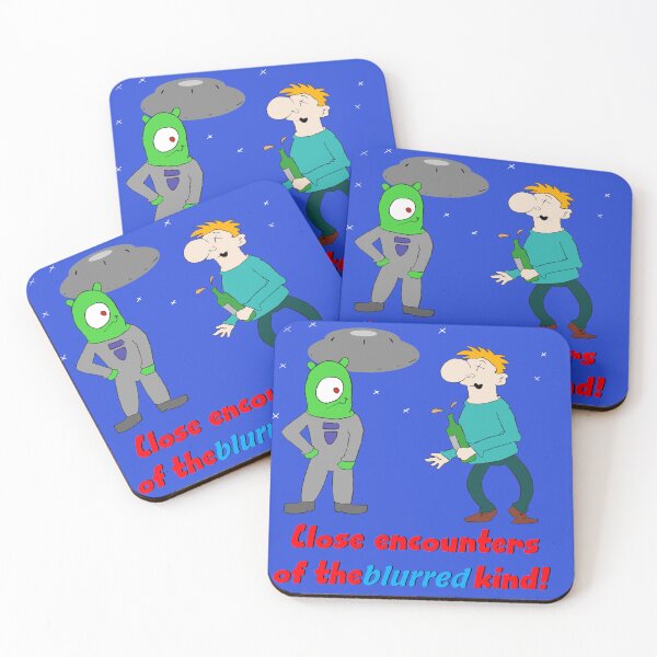 Item preview, Close encounters. Cartoon UFO design. designed and sold by Grant Wilson.