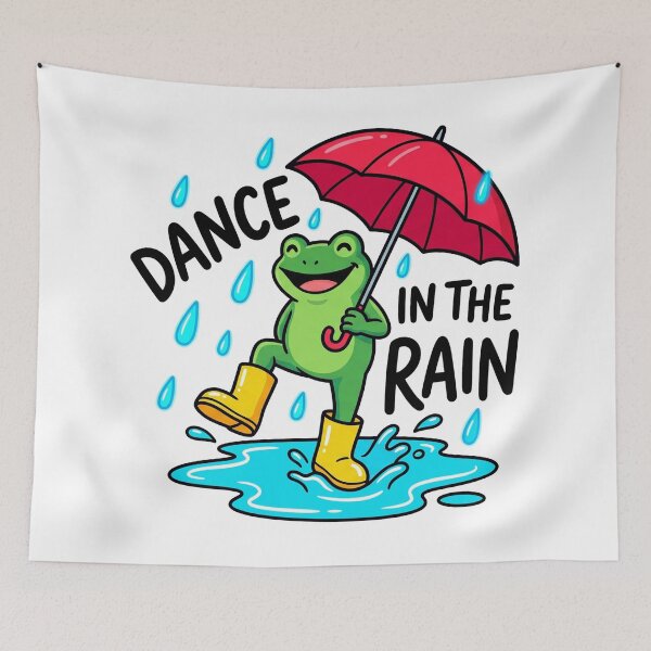 Item preview, Dance in the rain designed and sold by FreshArtFusion.