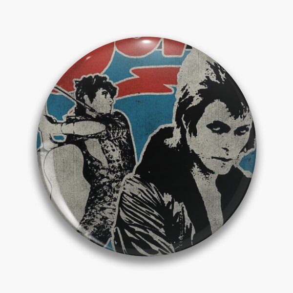 Item preview, Aesthetic Ziggy Stardust Lightning and Cute Retro Music Quotes Sticker designed and sold by benja-08.