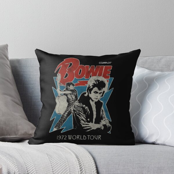 Item preview, Aesthetic Ziggy Stardust Lightning and Cute Retro Music Quotes Sticker designed and sold by benja-08.