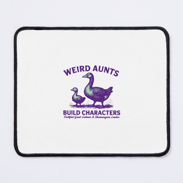 Item preview, "Weird Aunts Build Characters" – Funny Aunt Gift with Duck & Goose Design for T-Shirts & Mugs designed and sold by Colorful-Garden.