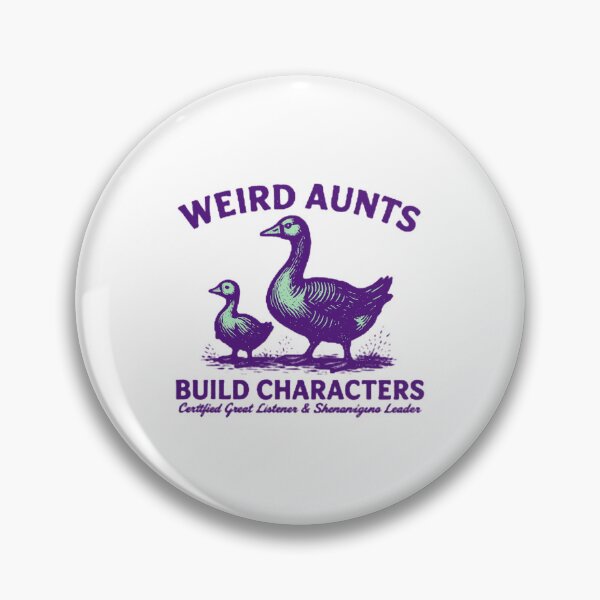 Item preview, "Weird Aunts Build Characters" – Funny Aunt Gift with Duck & Goose Design for T-Shirts & Mugs designed and sold by Colorful-Garden.