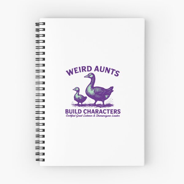 Item preview, "Weird Aunts Build Characters" – Funny Aunt Gift with Duck & Goose Design for T-Shirts & Mugs designed and sold by Colorful-Garden.