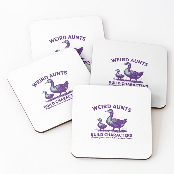 Item preview, "Weird Aunts Build Characters" – Funny Aunt Gift with Duck & Goose Design for T-Shirts & Mugs designed and sold by Colorful-Garden.