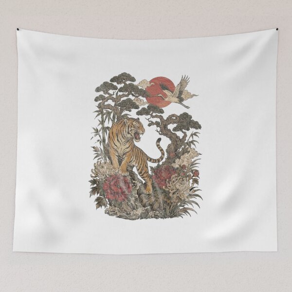 Item preview, Vintage Japanese Tiger designed and sold by Gbriel3.