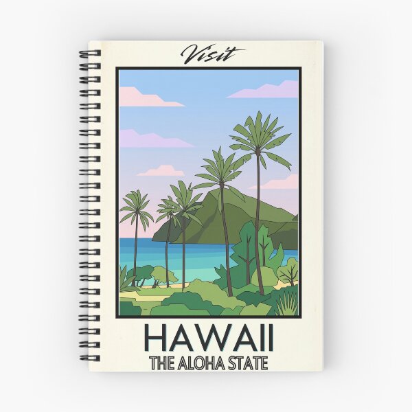 Item preview, Hawaii Scenic Vintage Style Travel Advert designed and sold by Dimensionality.